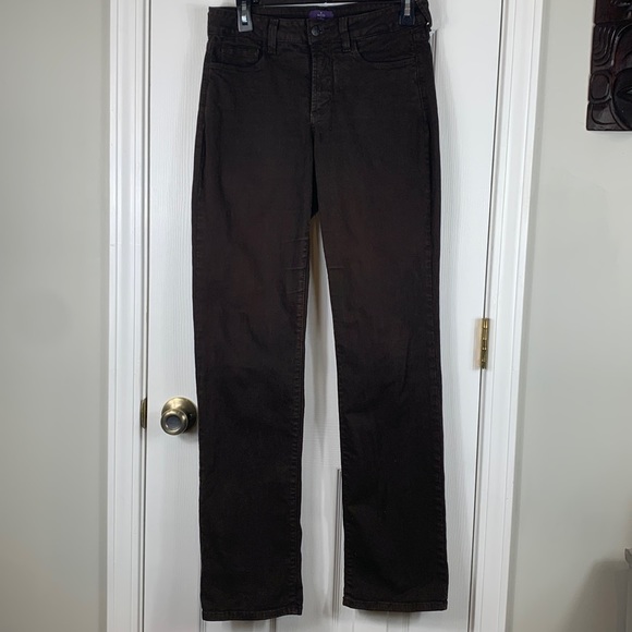 Not Your Daughters Jeans brown size 6. Straight, lift, tuck technology. - Picture 1 of 8